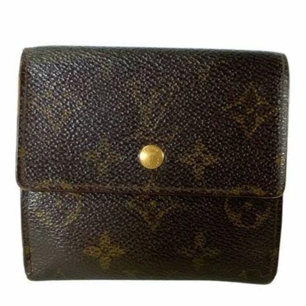 Authentic Louis Vuitton Wallet Portefeiulle Elise Trifold Monogram LV Vintage
